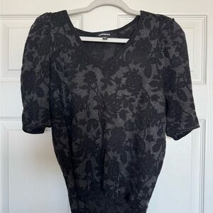 Express Black Knit Sweater